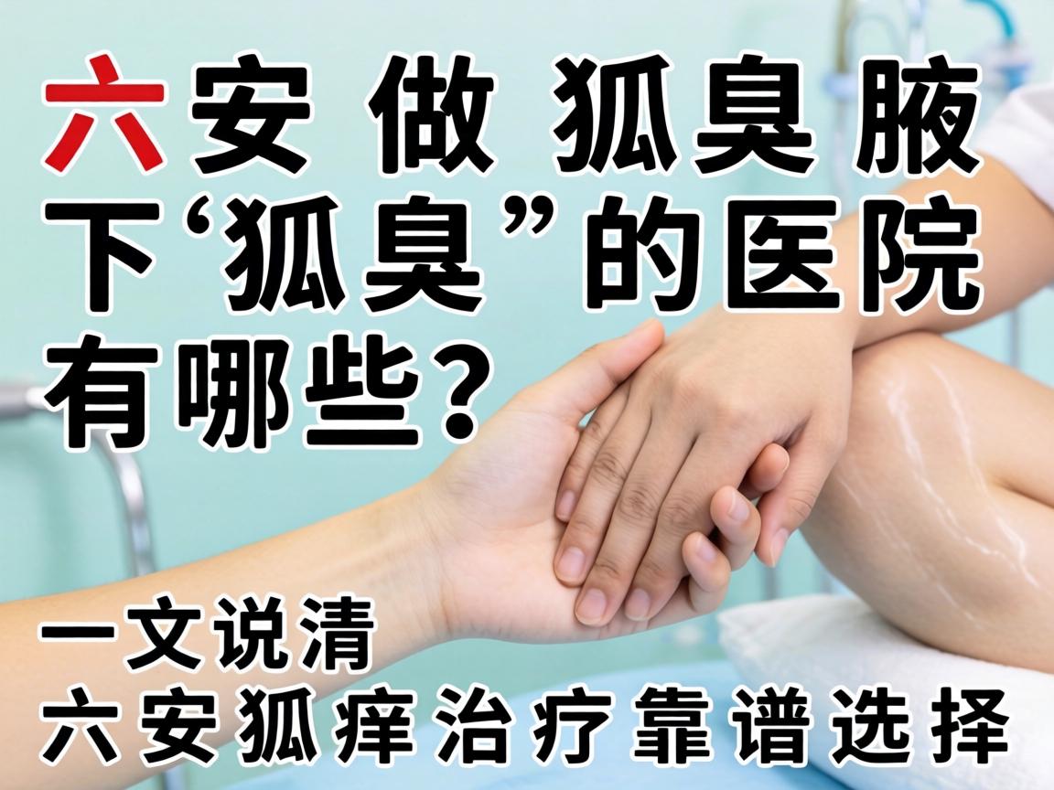 六安做狐臭腋下狐臭的医院有哪些？一文说清六安狐臭治疗靠谱选择