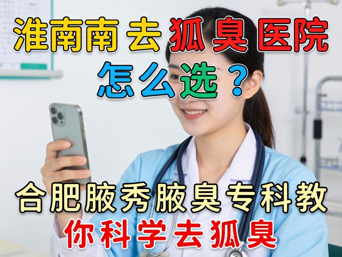 淮南去狐臭医院怎么选？合肥腋秀腋臭专科教你科学去狐臭