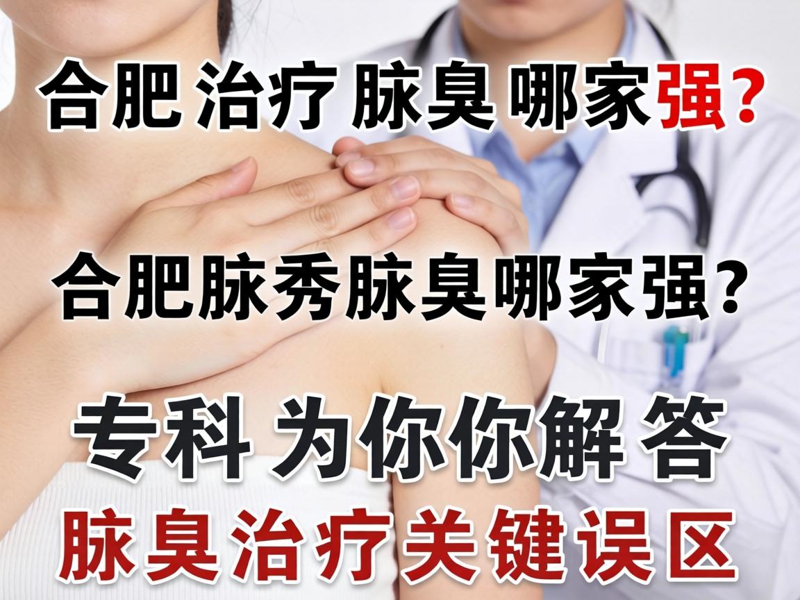 合肥治疗腋臭哪家强？合肥腋秀腋臭专科为你解答腋臭治疗关键误区