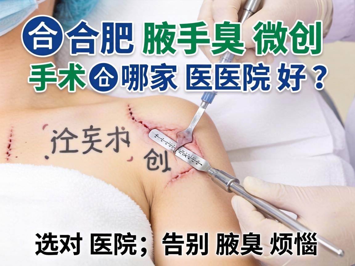 合肥腋臭微创手术哪家医院好？选对医院，告别腋臭烦恼