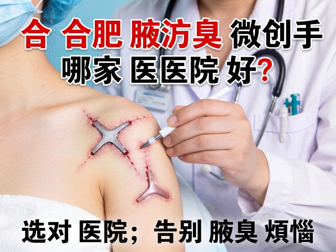 合肥腋臭微创手术哪家医院好？选对医院，告别腋臭烦恼