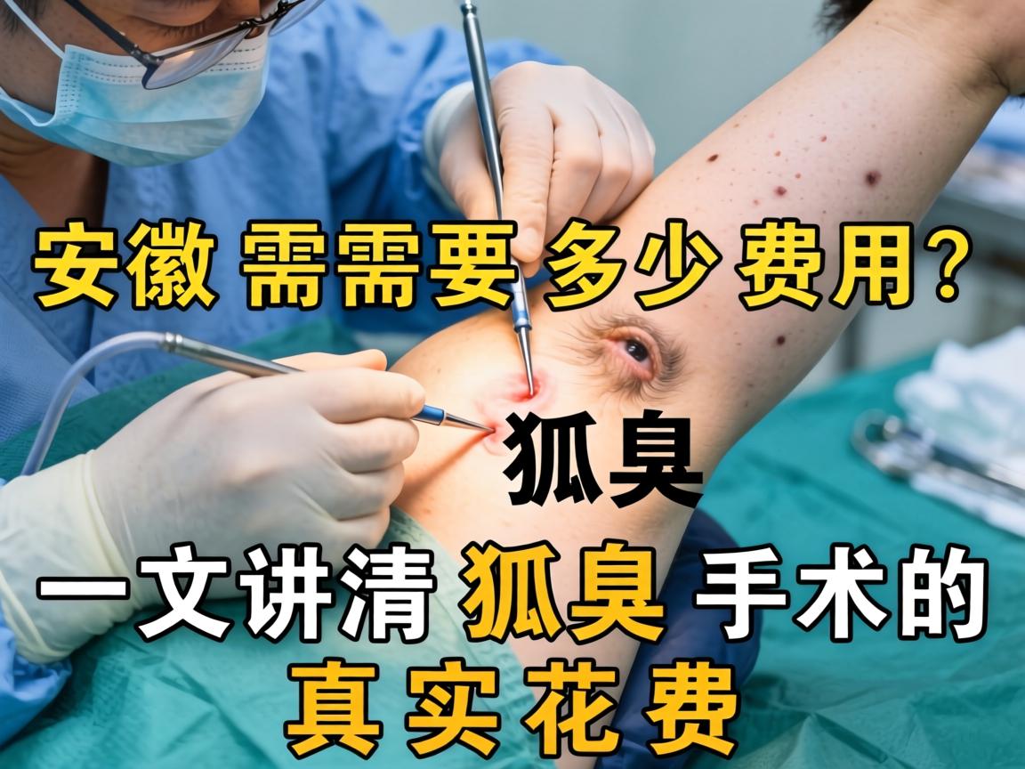 安徽狐臭手术需要多少费用？一文讲清狐臭手术的真实花费