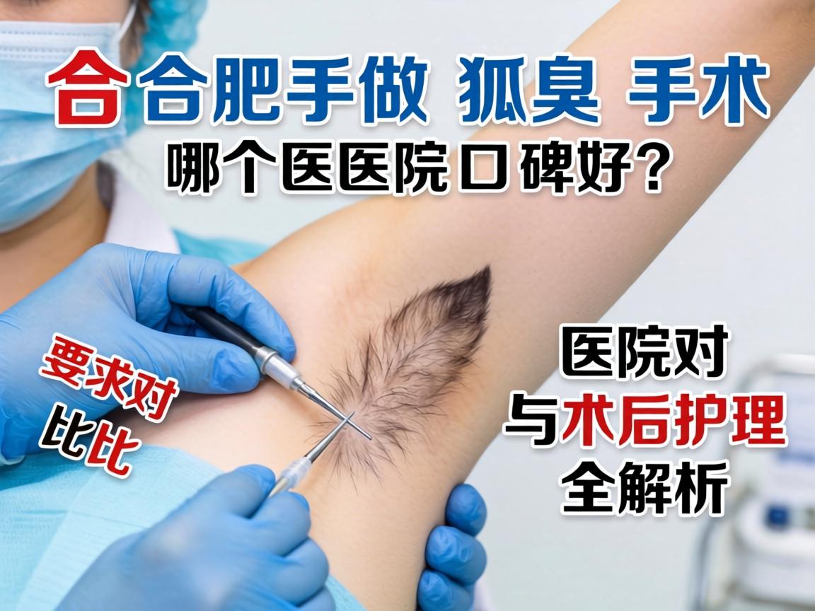 合肥做狐臭手术哪个医院口碑好？医院对比与术后护理全解析