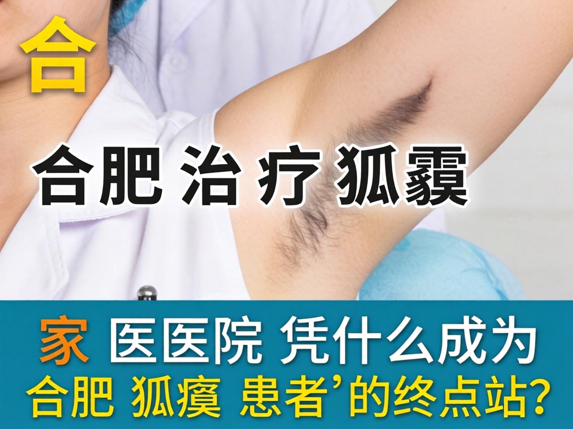 合肥治疗狐臭，这家医院凭什么成为合肥狐臭患者的终点站？