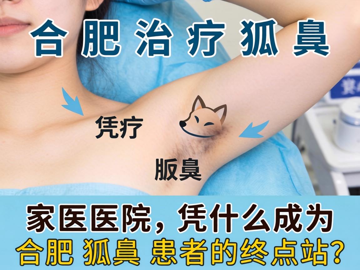 合肥治疗狐臭，这家医院凭什么成为合肥狐臭患者的终点站？