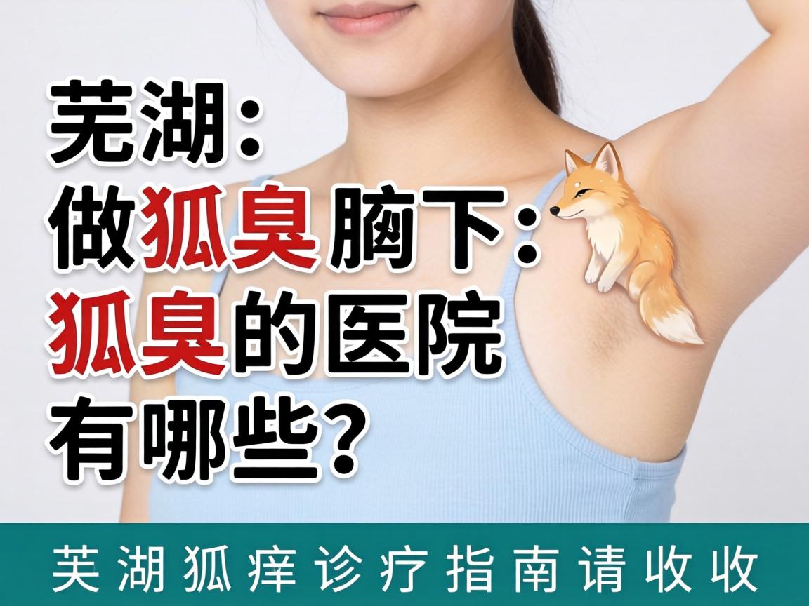 芜湖做狐臭腋下狐臭的医院有哪些？这份芜湖狐臭诊疗指南请收好