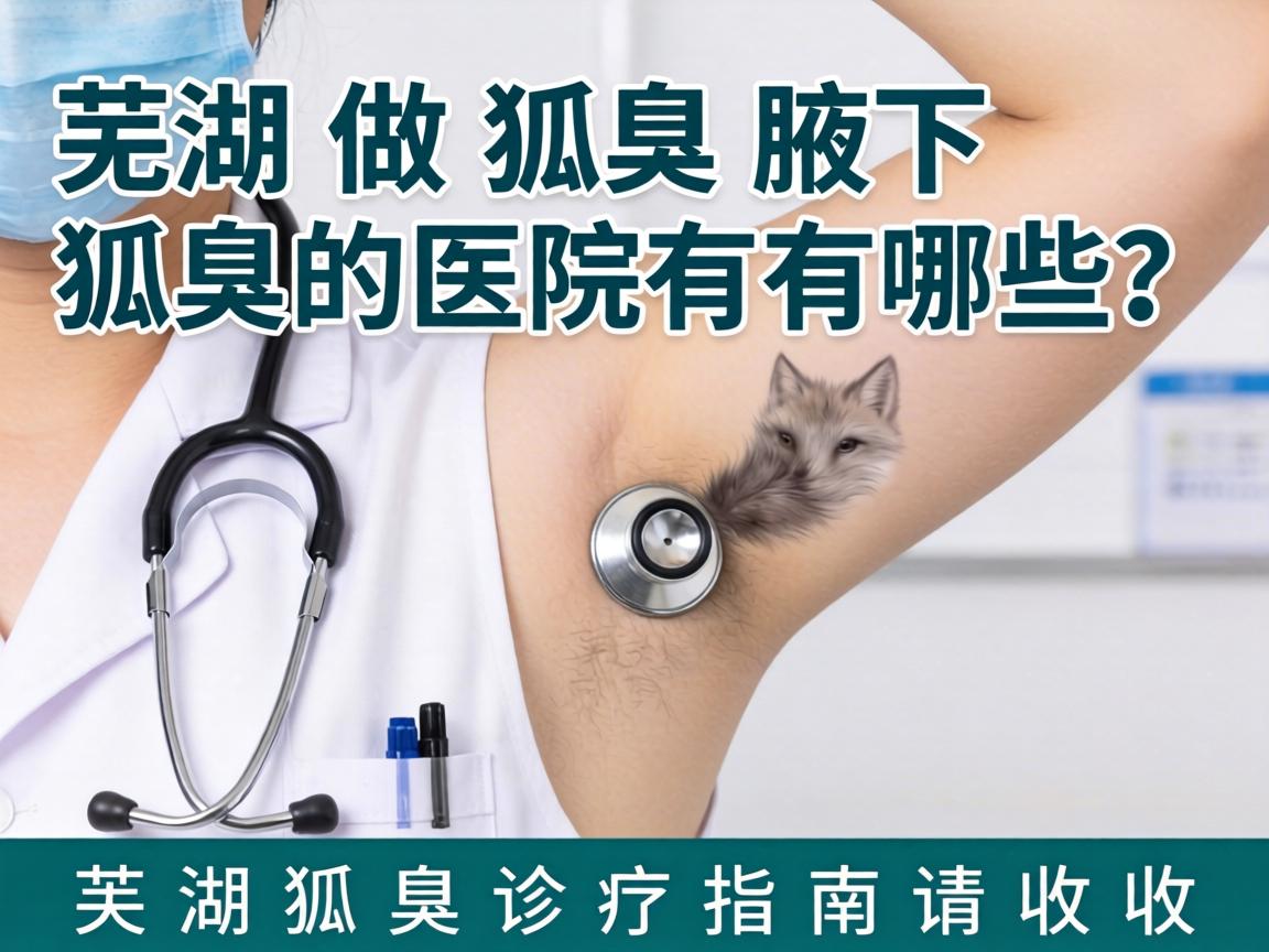 芜湖做狐臭腋下狐臭的医院有哪些？这份芜湖狐臭诊疗指南请收好