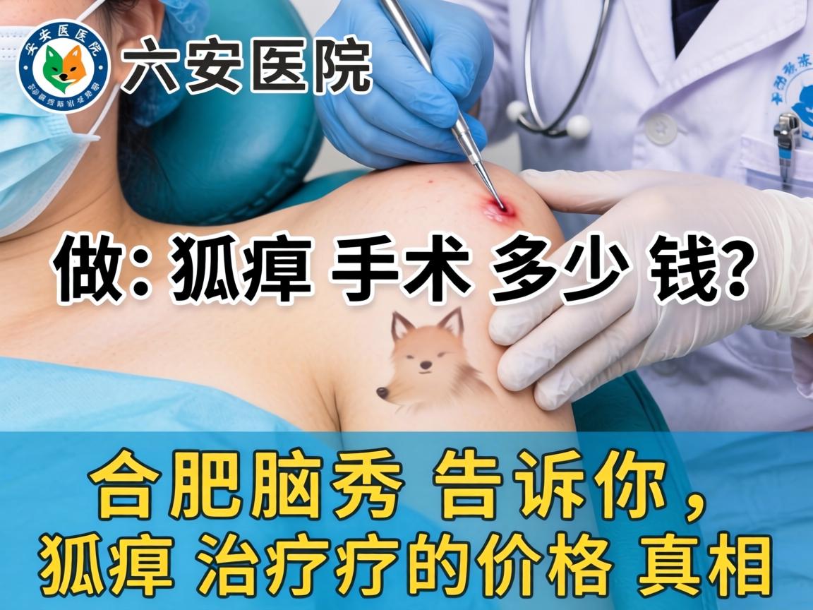 六安医院做狐臭手术多少钱？合肥腋秀告诉你，狐臭治疗的价格真相