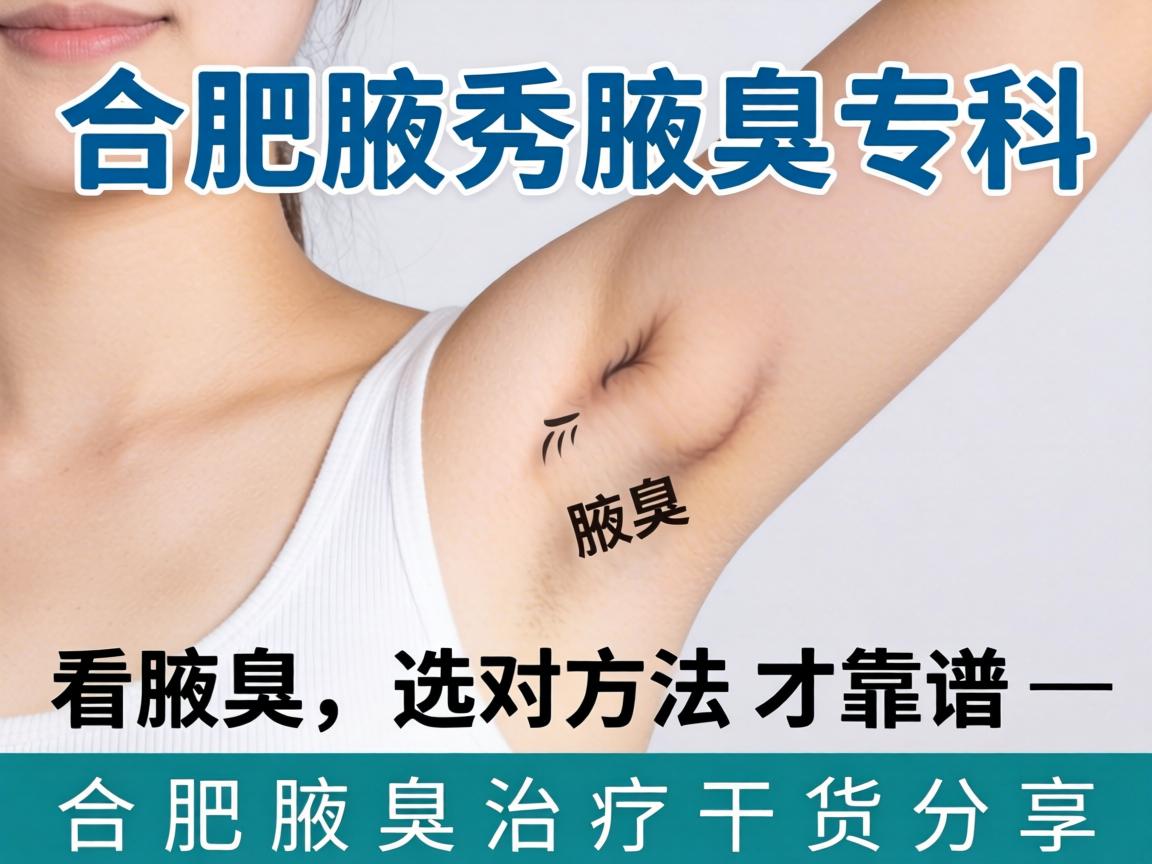 合肥腋秀腋臭专科，看腋臭，选对方法才靠谱—合肥腋臭治疗干货分享