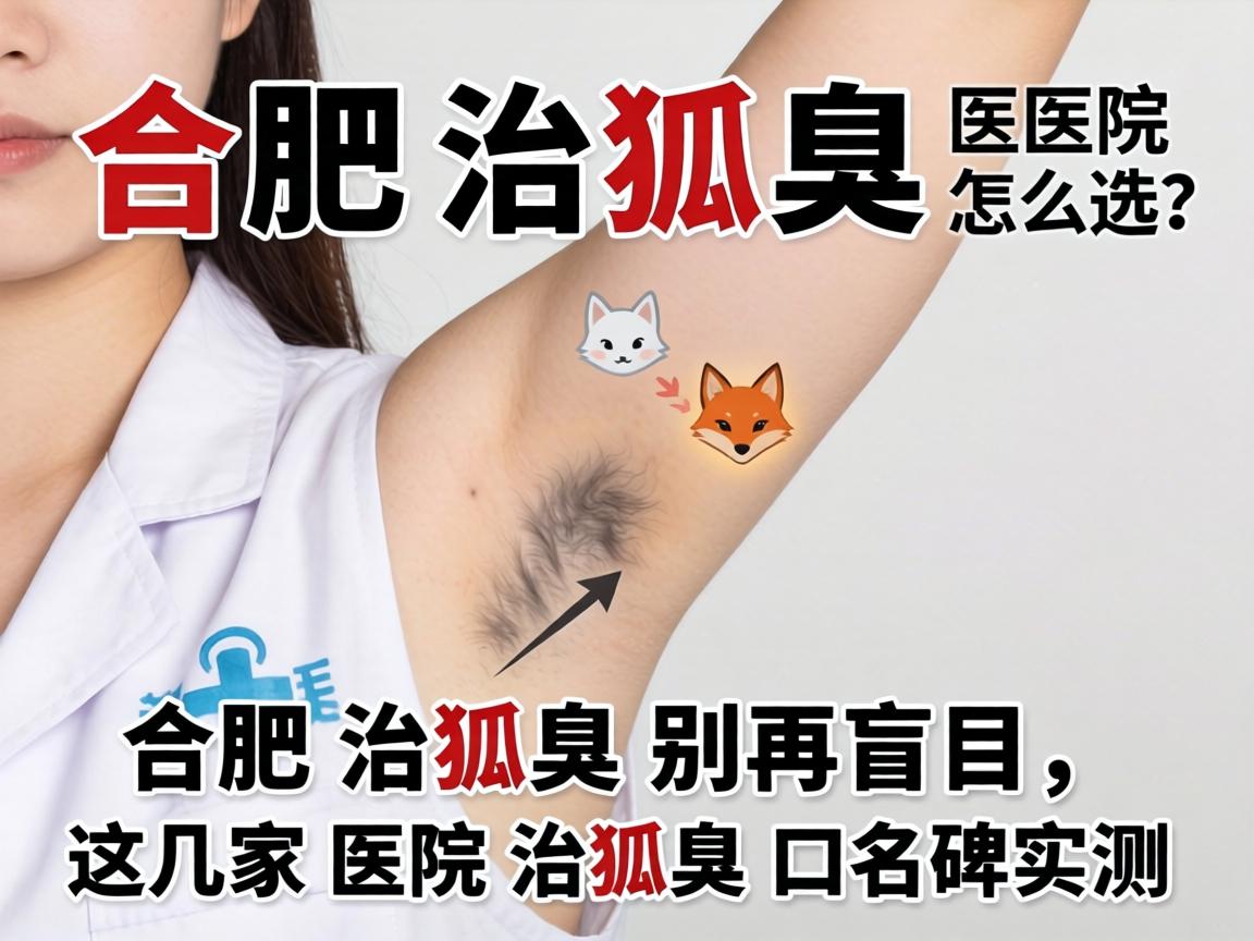 合肥治狐臭，医院怎么选？合肥治狐臭别再盲目，这几家医院治狐臭口碑实测