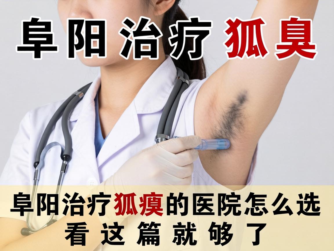 阜阳治疗狐臭，阜阳治疗狐臭的医院怎么选？看这篇就够了