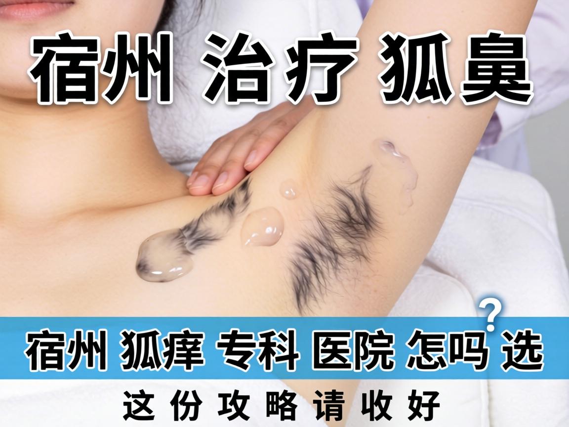 宿州治疗狐臭，宿州狐臭专科医院怎么选？这份攻略请收好