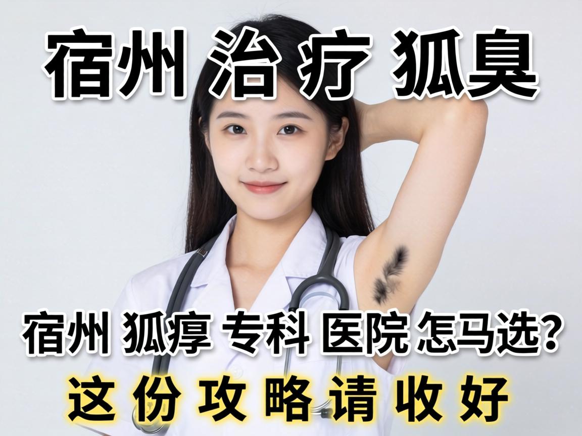宿州治疗狐臭，宿州狐臭专科医院怎么选？这份攻略请收好