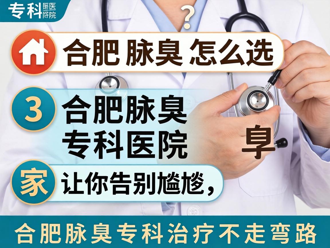 合肥腋臭专科医院怎么选？这3家合肥腋臭专科医院让你告别尴尬，合肥腋臭专科治疗不走弯路
