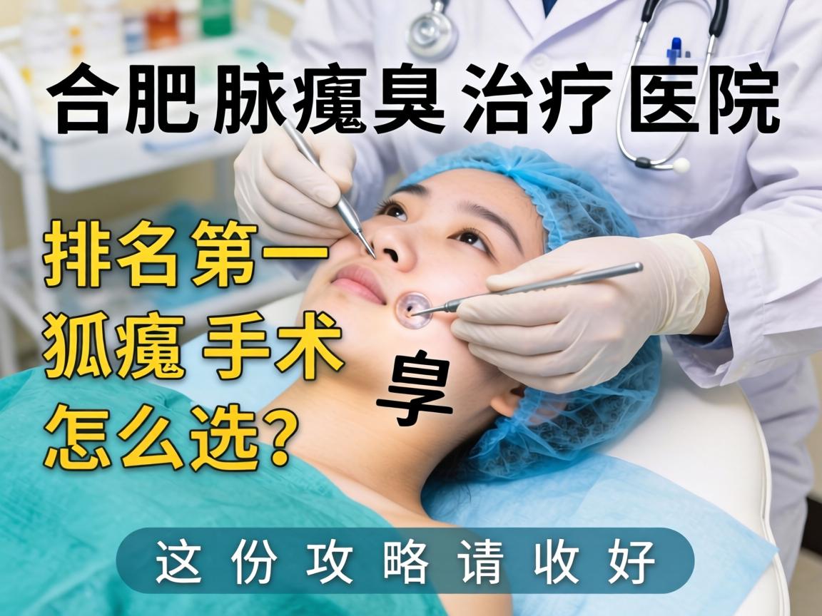 合肥腋臭治疗医院排名第一，狐臭手术怎么选？这份攻略请收好