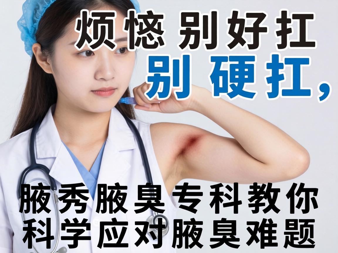 腋臭烦恼别硬扛，腋秀腋臭专科教你科学应对腋臭难题