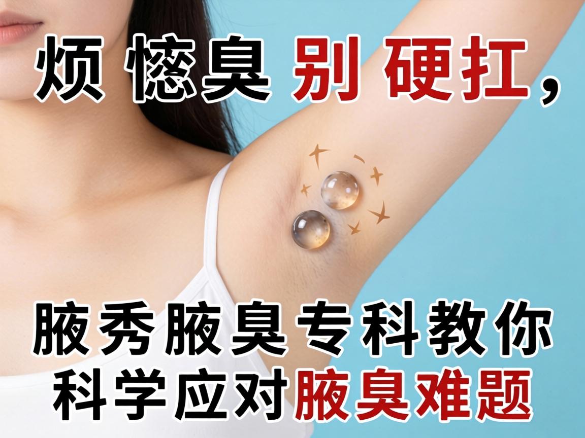 腋臭烦恼别硬扛，腋秀腋臭专科教你科学应对腋臭难题