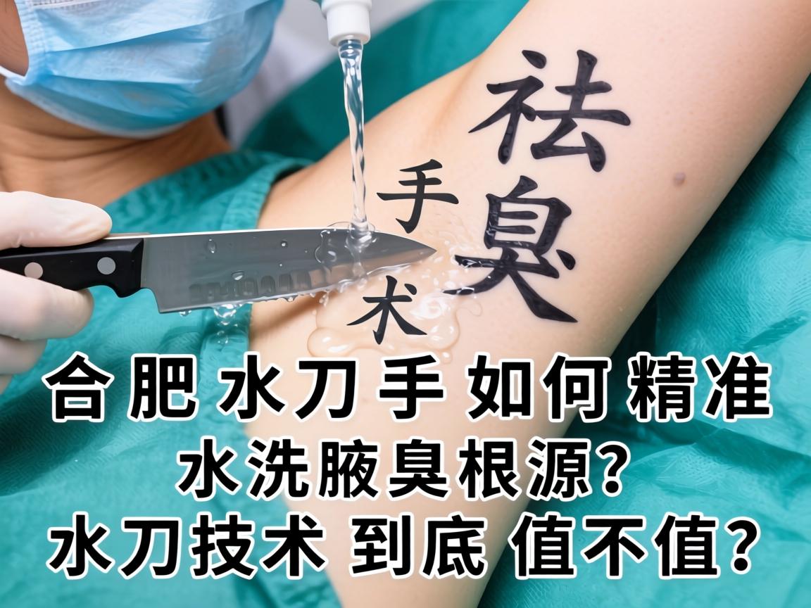 水刀祛腋臭，合肥水刀手术如何精准水洗腋臭根源？水刀技术到底值不值？