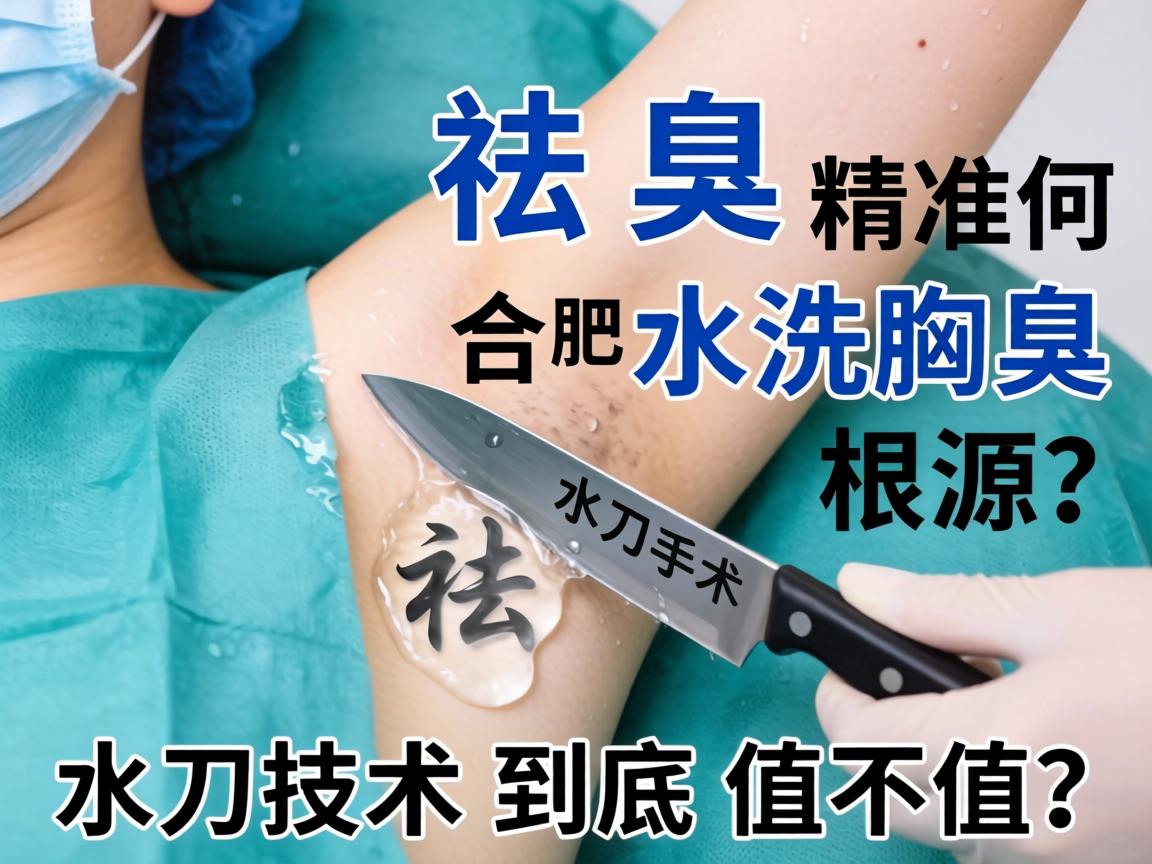 水刀祛腋臭，合肥水刀手术如何精准水洗腋臭根源？水刀技术到底值不值？