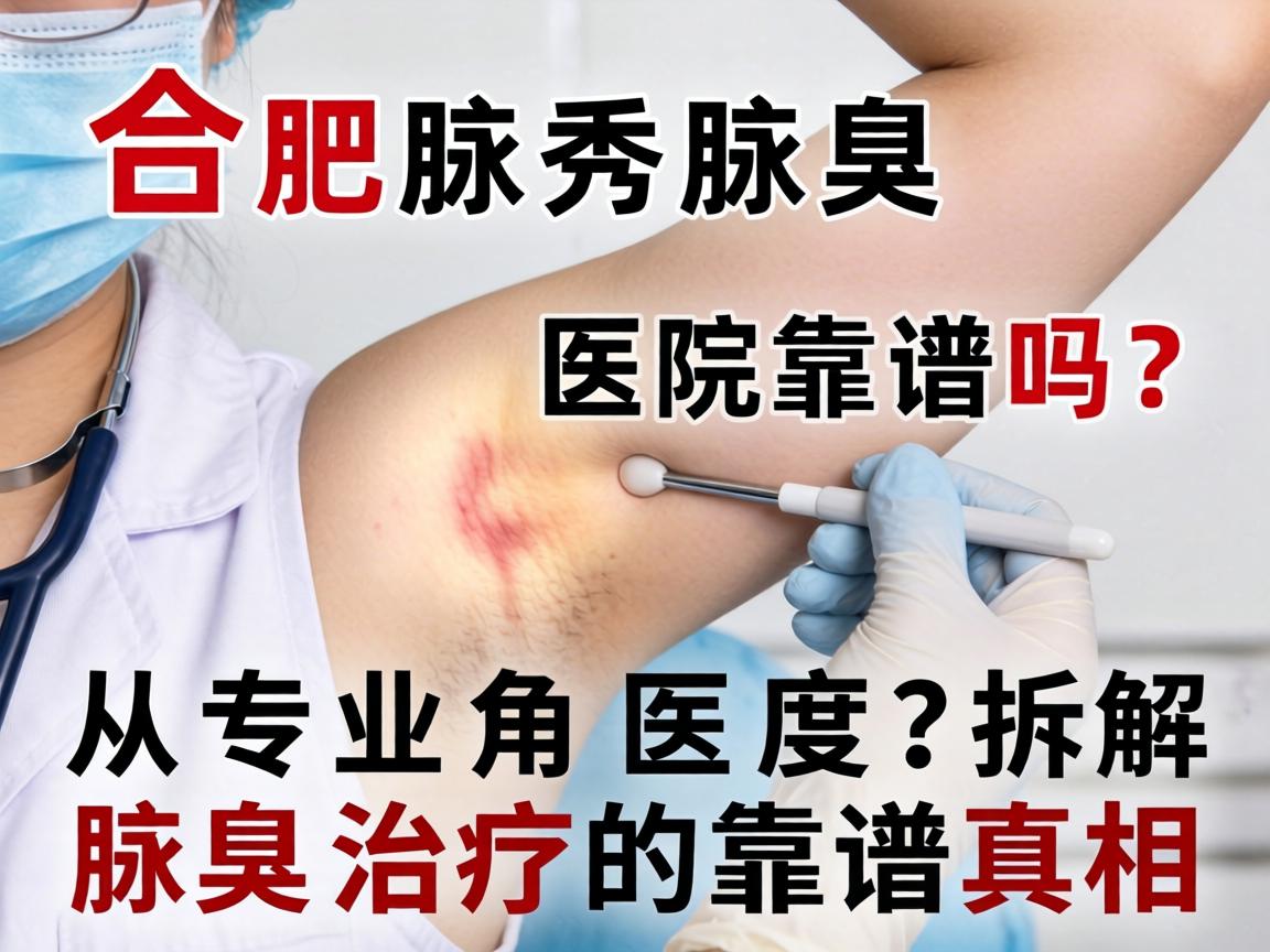 合肥腋秀腋臭医院靠谱吗？从专业角度拆解腋臭治疗的靠谱真相