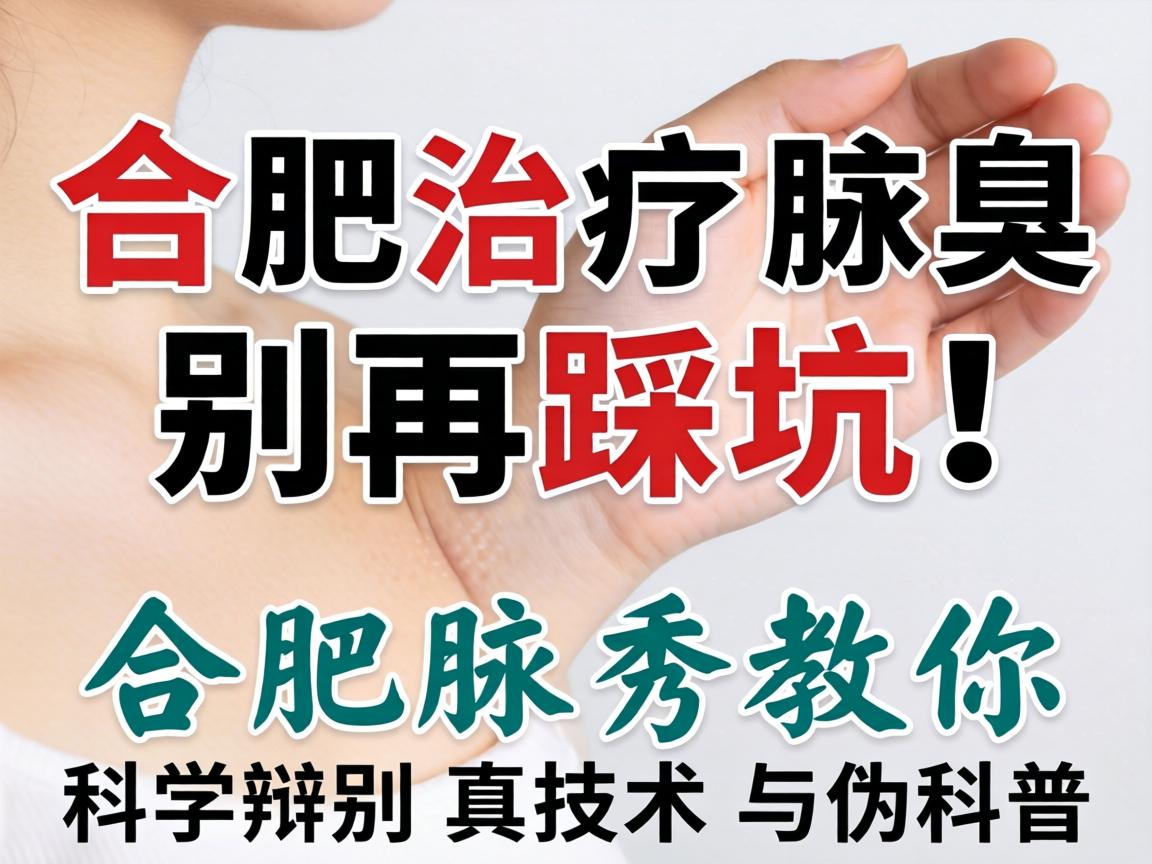 合肥治疗腋臭，别再踩坑！合肥腋秀教你科学辨别真技术与伪科普
