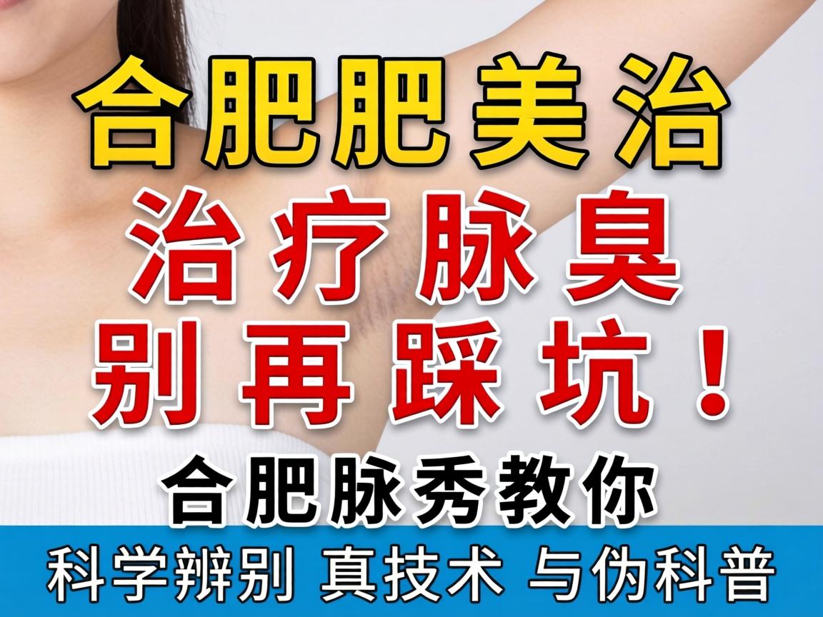合肥治疗腋臭，别再踩坑！合肥腋秀教你科学辨别真技术与伪科普