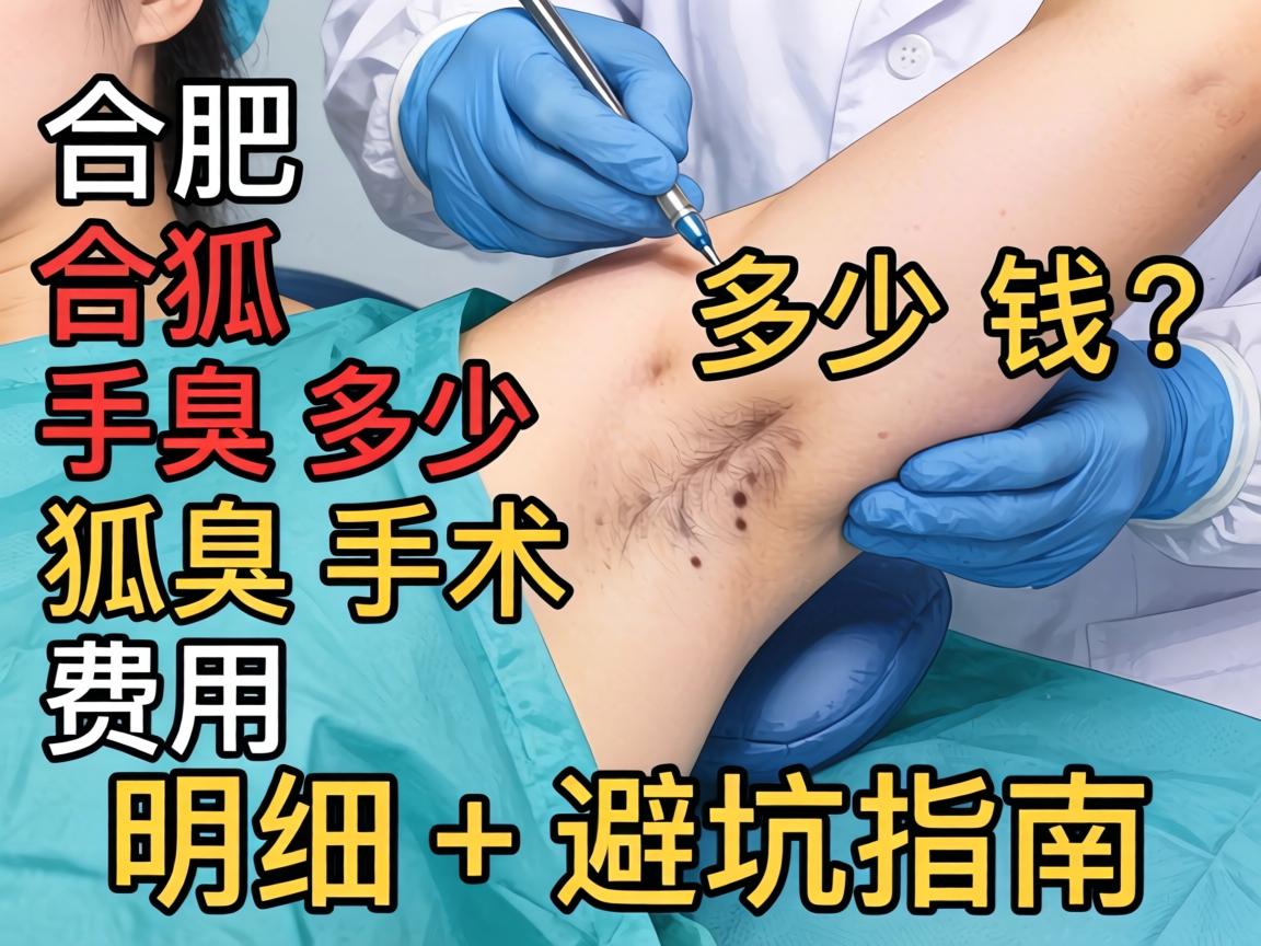 合肥狐臭手术多少钱？狐臭手术费用明细+避坑指南