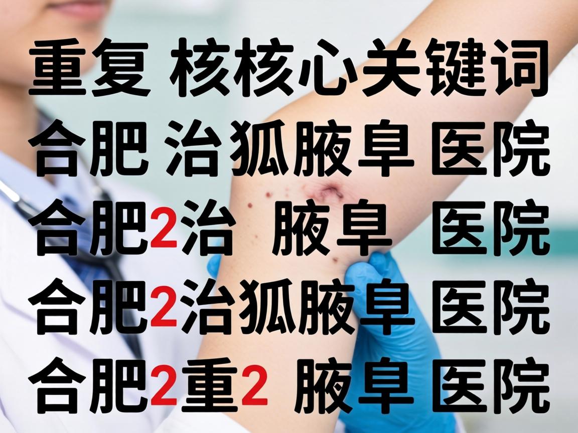 重复核心关键词合肥治狐臭合肥腋臭医院，符合重复2次且不超过3次的要求。