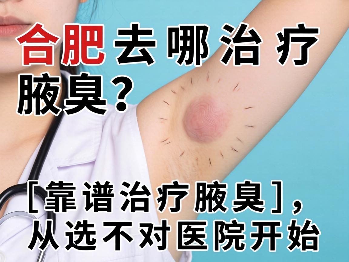 合肥去哪治疗腋臭？靠谱治疗腋臭，从选对医院开始