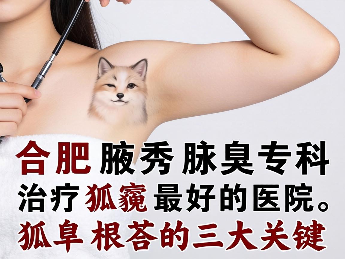 合肥腋秀腋臭专科，治疗狐臭最好的医院，狐臭根治的三大关键