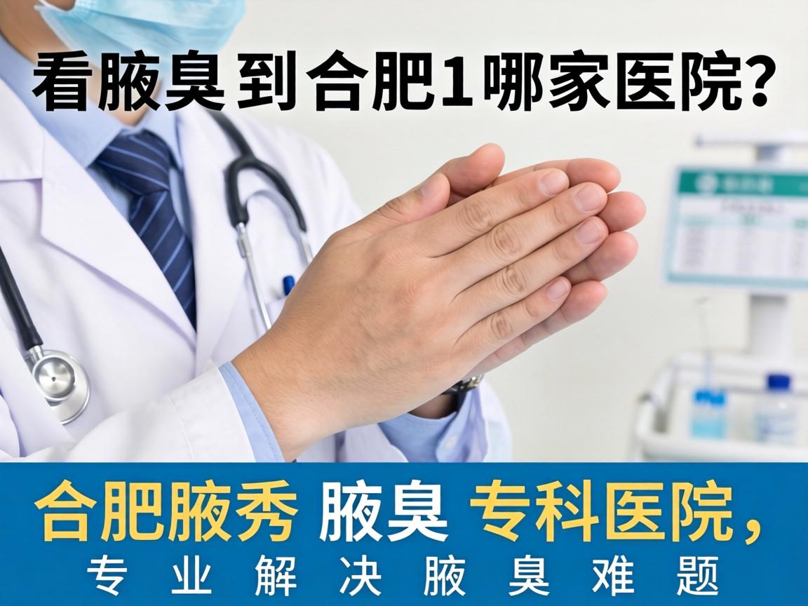 看腋臭到合肥哪家医院？合肥腋秀腋臭专科医院，专业解决腋臭难题