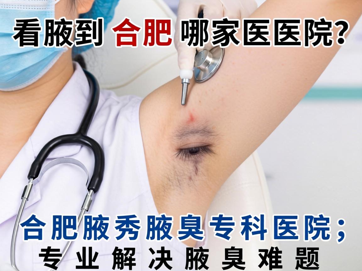 看腋臭到合肥哪家医院？合肥腋秀腋臭专科医院，专业解决腋臭难题