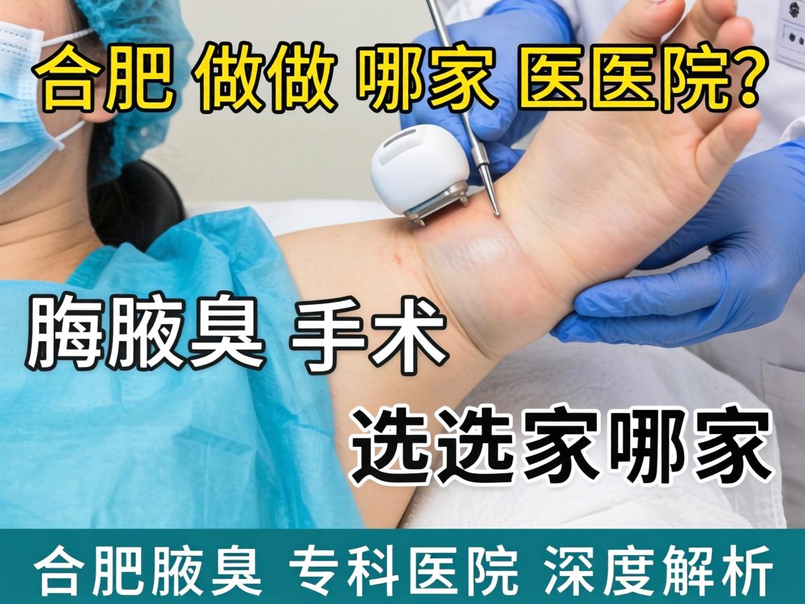合肥做腋臭手术选哪家医院？合肥腋臭专科医院深度解析