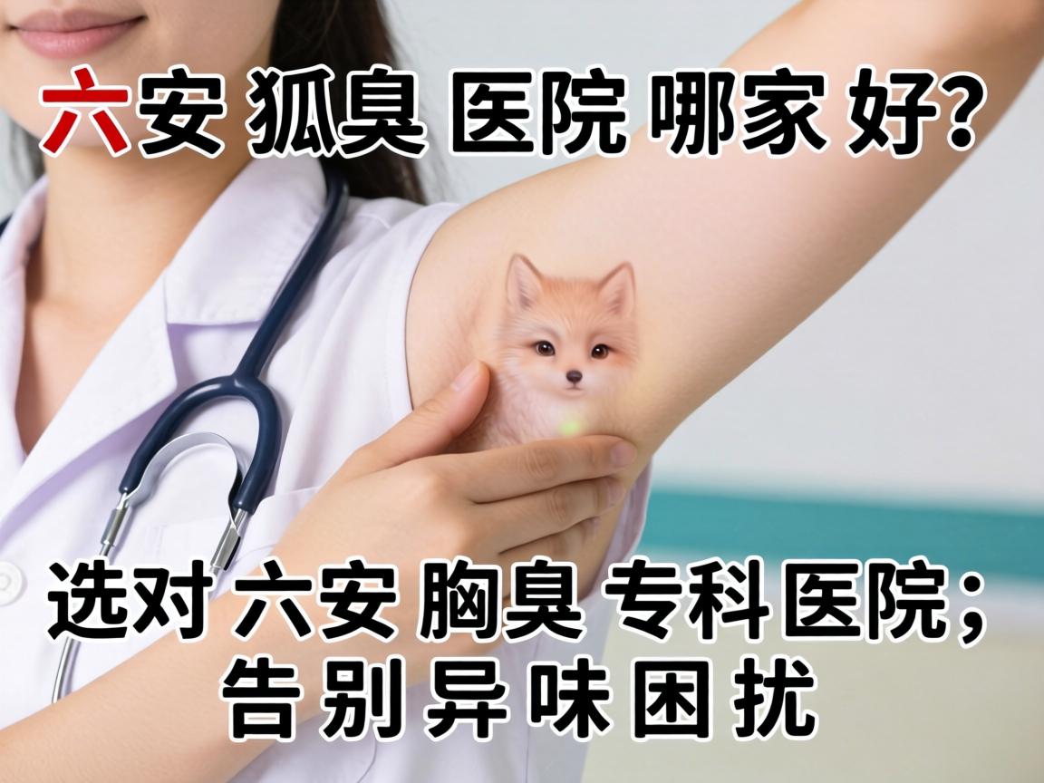 六安狐臭医院哪家好？选对六安腋臭专科医院，告别异味困扰