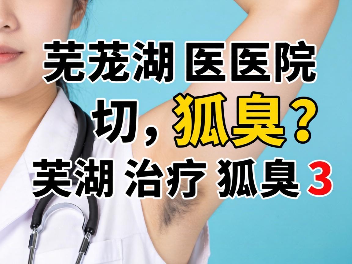 芜湖医院切狐臭？芜湖治疗狐臭，这3个关键点别忽略