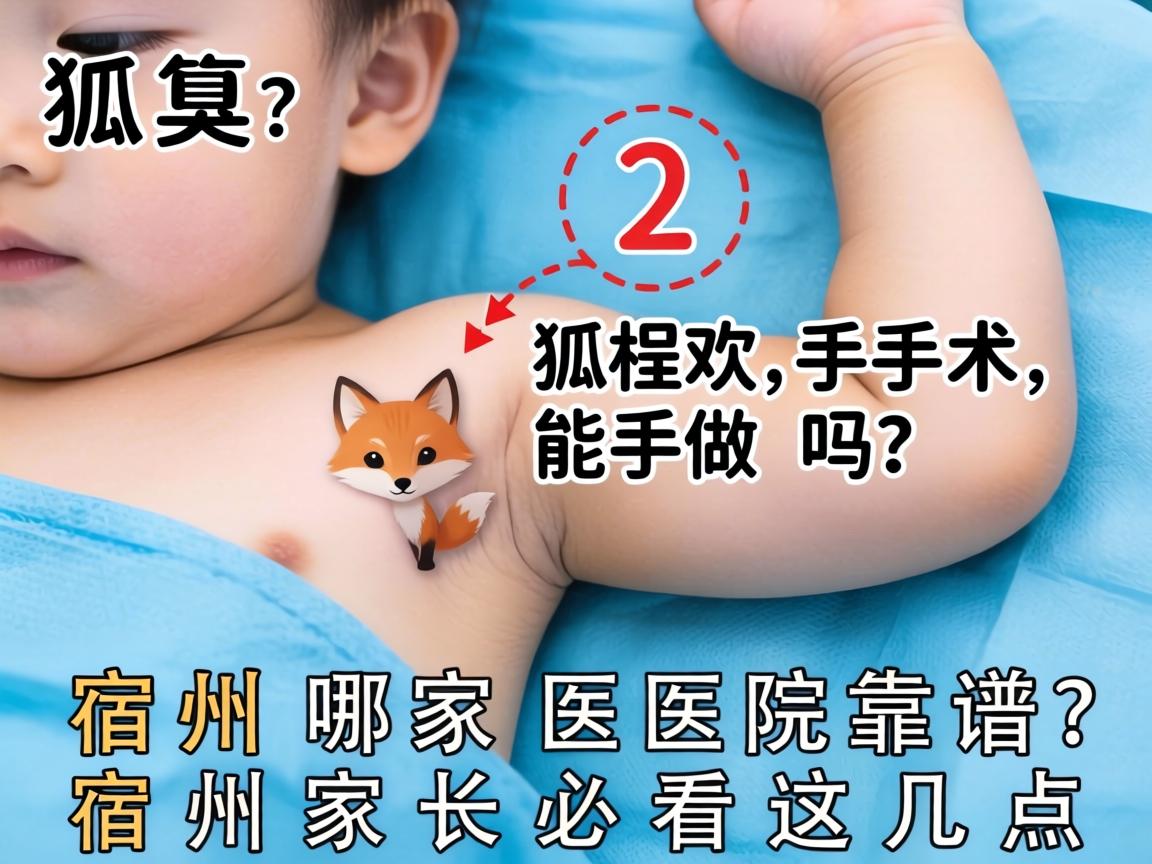 12岁狐臭手术能做吗？宿州哪家医院靠谱？宿州家长必看这几点
