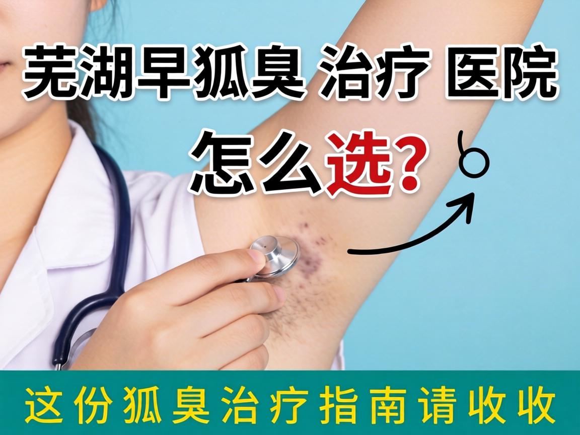 芜湖狐臭治疗医院怎么选？这份狐臭治疗指南请收好
