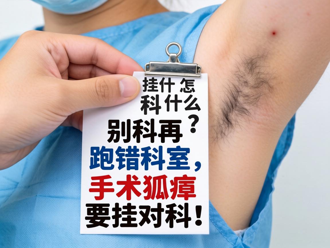 手术狐臭挂什么科？别再跑错科室，手术狐臭要挂对科！
