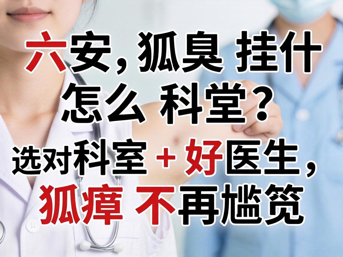六安狐臭挂什么科室？选对科室+好医生，狐臭不再尴尬