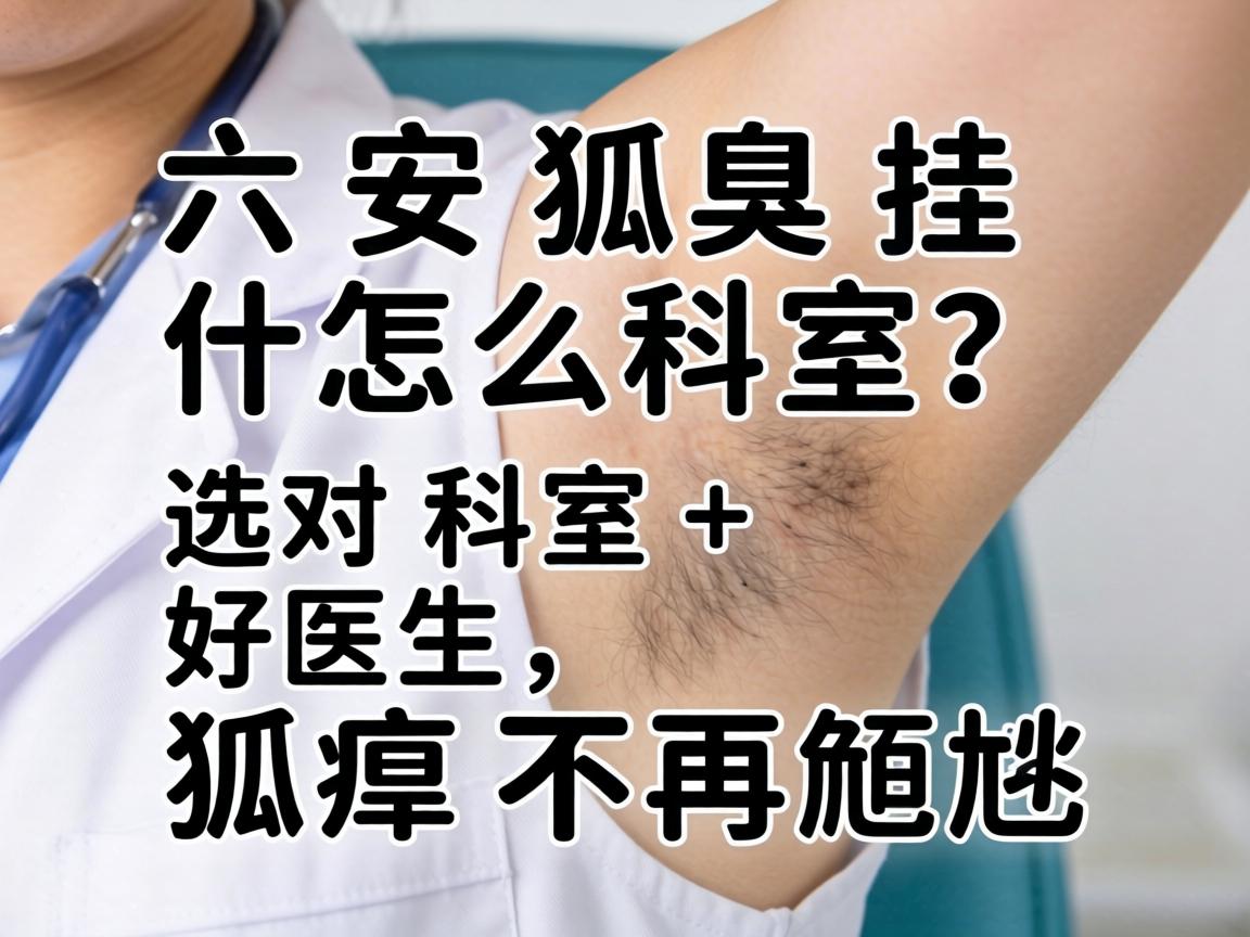 六安狐臭挂什么科室？选对科室+好医生，狐臭不再尴尬