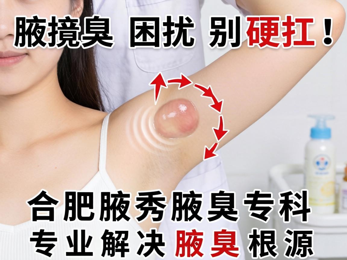 腋臭困扰别硬扛！合肥腋秀腋臭专科，专业解决腋臭根源