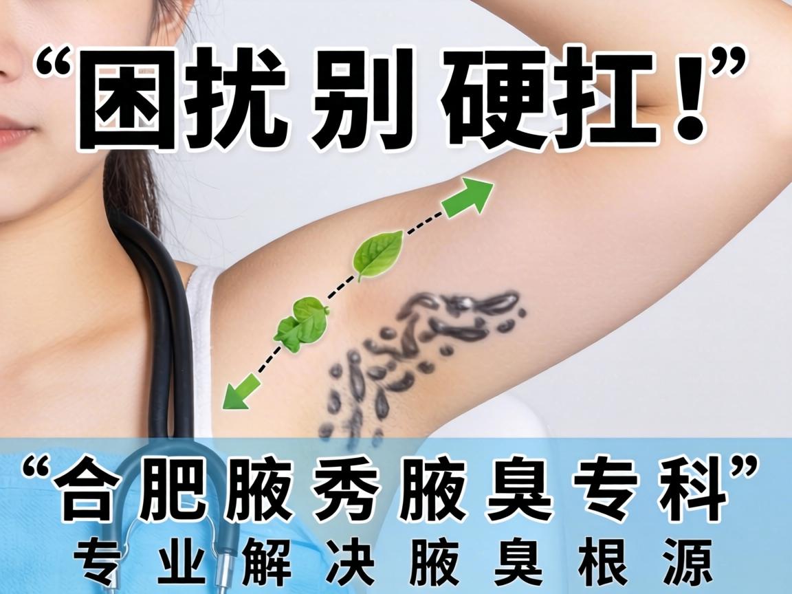 腋臭困扰别硬扛！合肥腋秀腋臭专科，专业解决腋臭根源