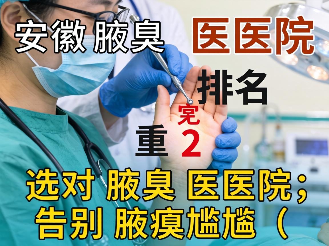 安徽腋臭手术医院排名，选对腋臭医院，告别腋臭尴尬（标题中腋臭重复2次）