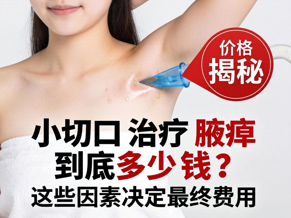 小切口治疗腋臭价格揭秘，小切口治疗腋臭到底多少钱？这些因素决定最终费用
