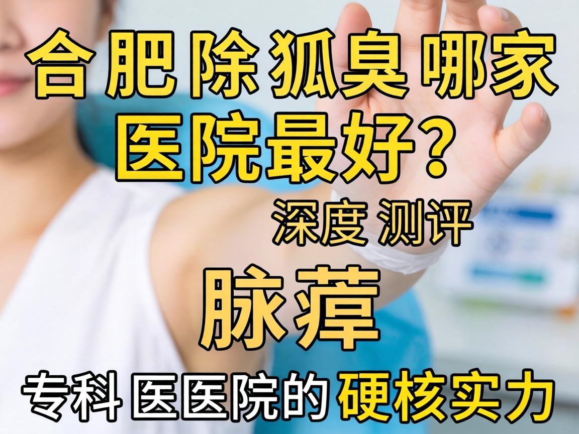 合肥除狐臭哪家医院最好？深度测评腋臭专科医院的硬核实力