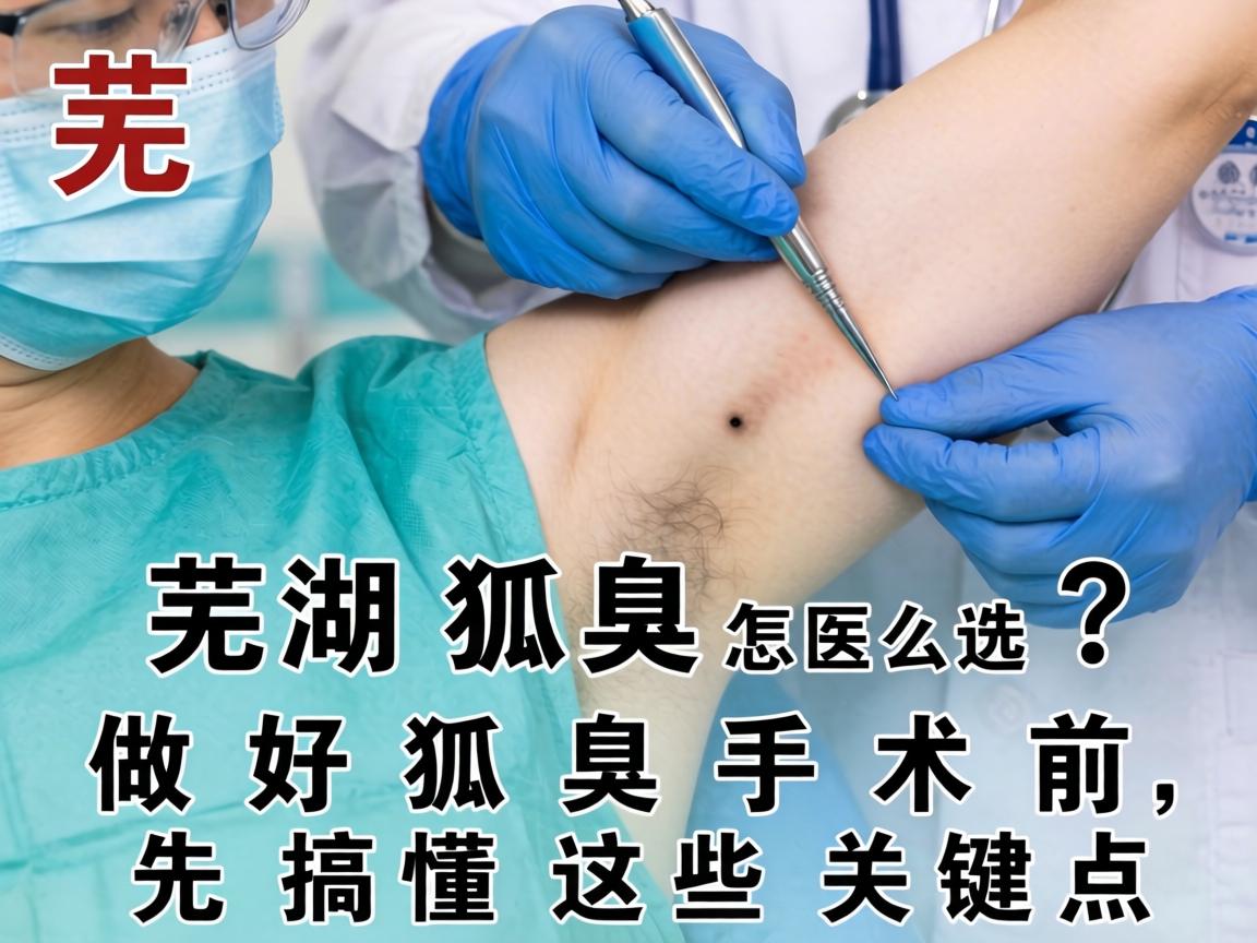 芜湖狐臭手术医院怎么选?做好狐臭手术前,先搞懂这些关键点 芜湖狐臭手术医院怎么选?做好狐臭手术前,先搞懂这些关键点
