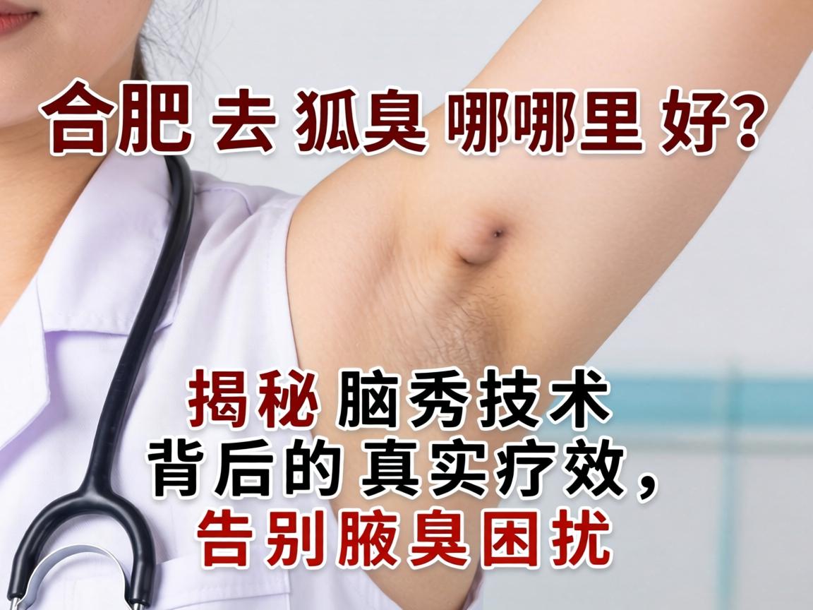合肥去狐臭哪里好？揭秘腋秀技术背后的真实疗效，告别腋臭困扰