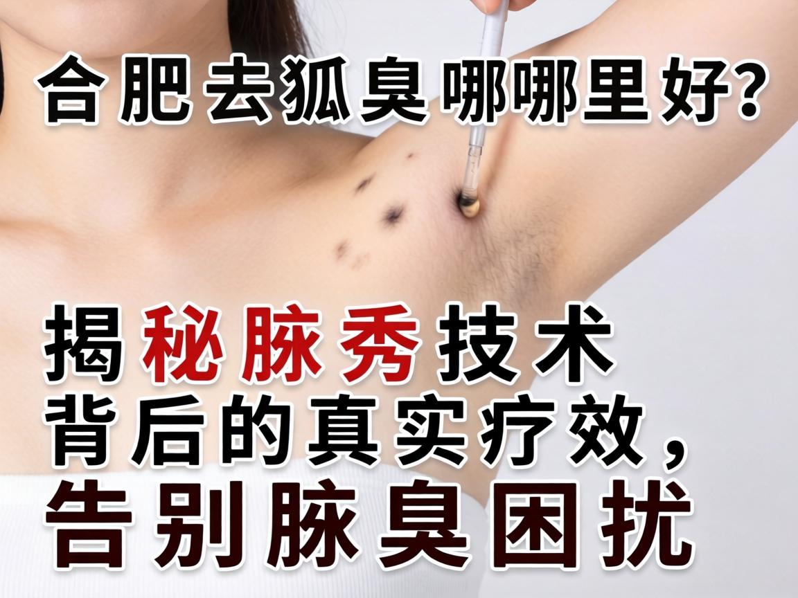合肥去狐臭哪里好？揭秘腋秀技术背后的真实疗效，告别腋臭困扰