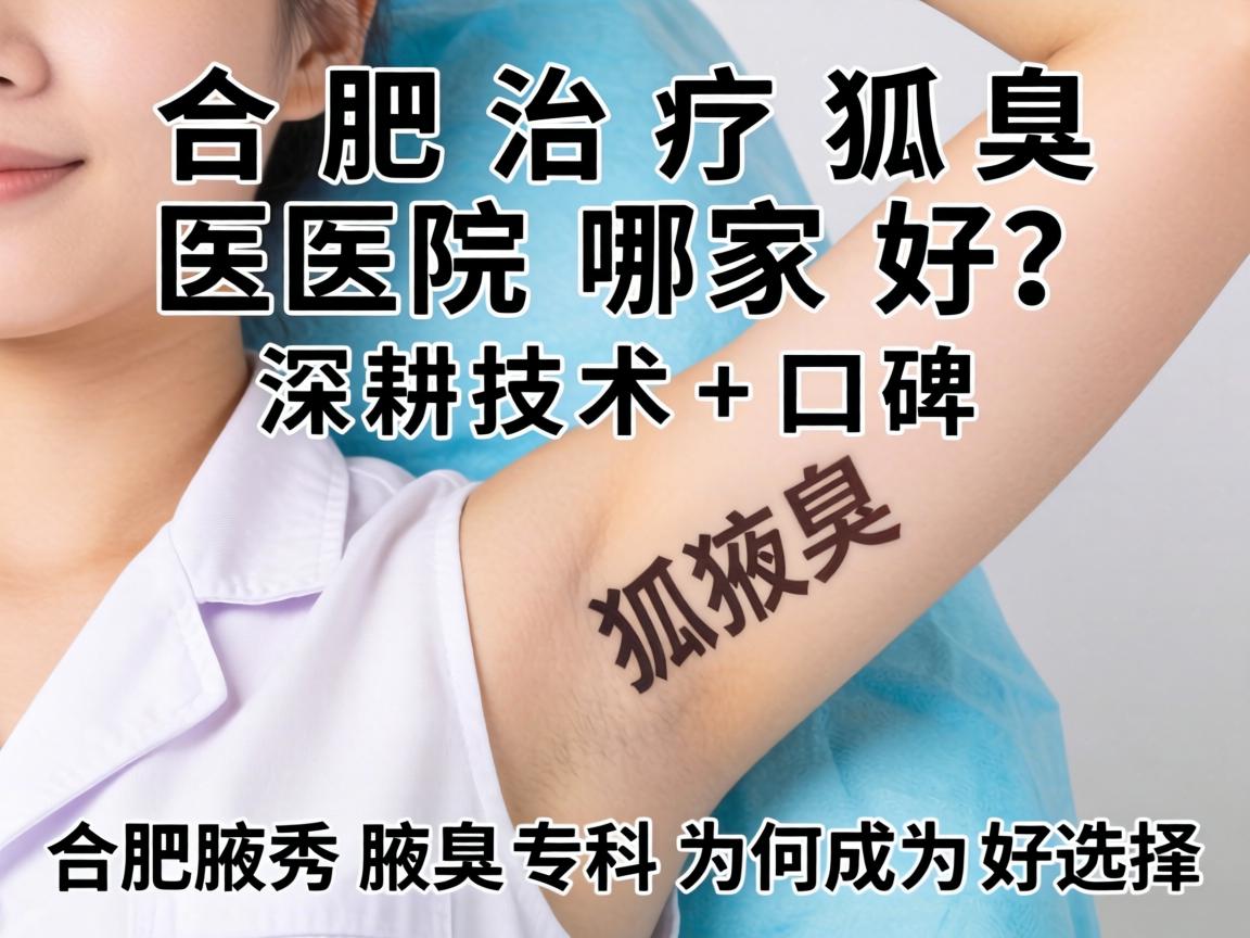 合肥治疗狐臭医院哪家好？深耕技术+口碑，合肥腋秀腋臭专科为何成为好选择