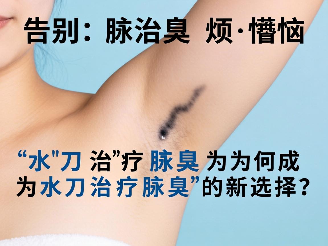 告别腋臭烦恼，水刀治疗腋臭为何成为水刀治疗腋臭的新选择？